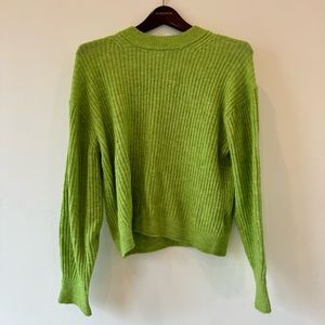 NWOT H&M Lime Green Sweater